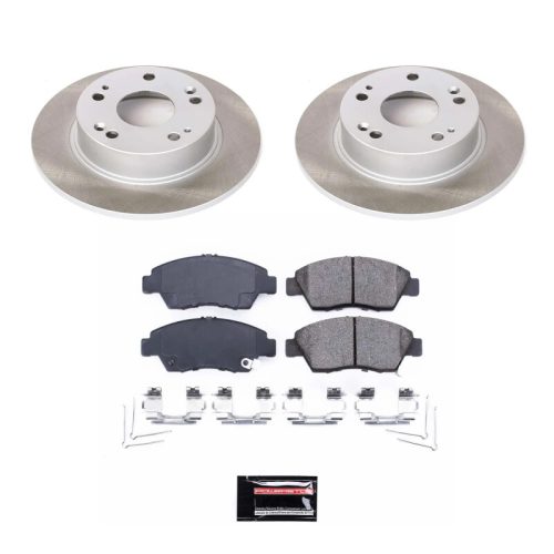 2006-2011 Honda Civic Front Semi-Coated Rotor Brake Assembly - Heavy-Duty Replacement for Reliable Fleet Braking
