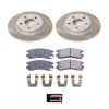 2000-2005 Buick Park Avenue & 2000-2002 Cadillac DeVille Rear Semi-Coated Rotor Brake Assembly - Premium Replacement