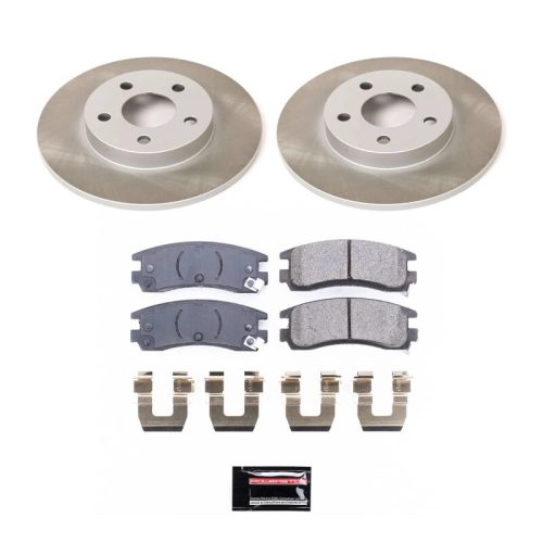 2000-2005 Buick Park Avenue & 2000-2002 Cadillac DeVille Rear Semi-Coated Rotor Brake Assembly - Premium Replacement