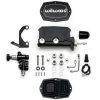Compact Tandem Master Cylinder - 15/16 inch Bore with RH Bracket and Valve - Black
