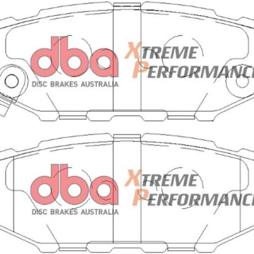 DBA XTreme Performance Rear Brake Pads for Subaru Legacy 2005-09 - Heavy-Duty Brake Pad Assembly with High Friction Consistency - Image 5