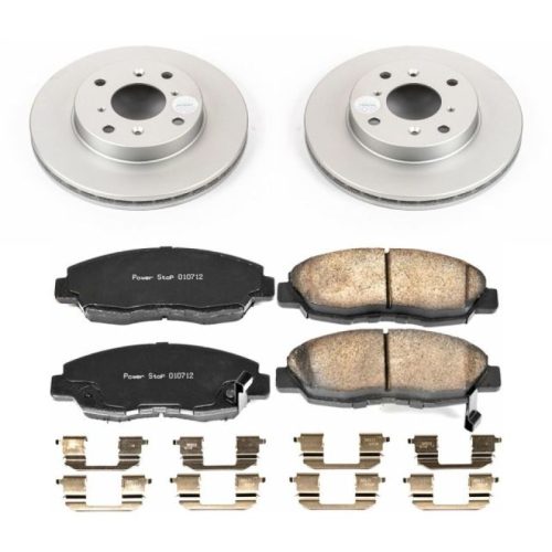 1998-2002 Honda Accord & Acura CL Front Z17 Evolution Geomet Coated Brake Kit - Heavy-Duty Fleet Replacement