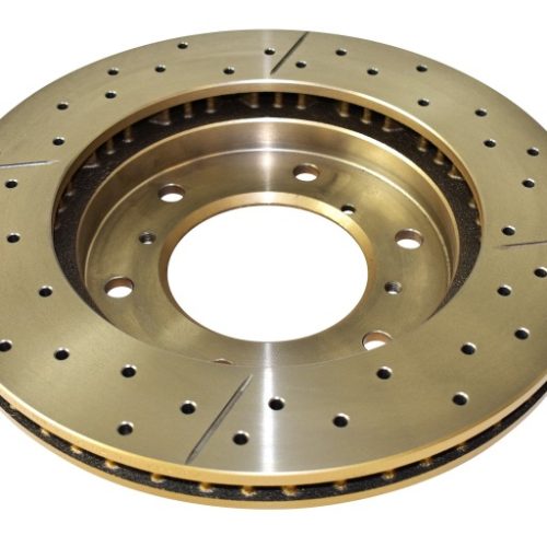 DBA Street Series Cross Drilled and Slotted Rotor for Mitsubishi Montero 2000-2005 - Premium Replacement - Image 7