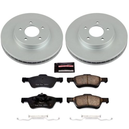 2009-2011 Ford Escape & Mazda Tribute Front Brake Rotor & Ceramic Pad Assembly - Heavy-Duty Fleet Replacement