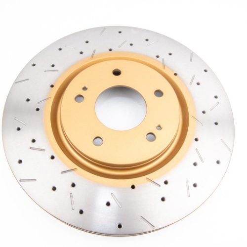 DBA 4000 Series Front Drilled and Slotted Rotor for Mitsubishi Lancer 2003-2006 - Premium Replacement Performance Brake Part