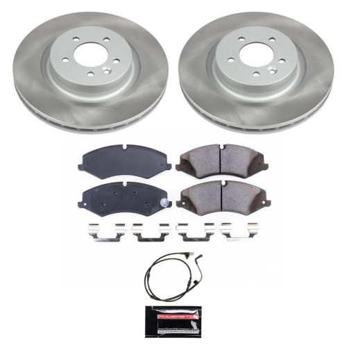 2010-2013 Land Rover Range Rover Sport Front Semi-Coated Rotor Brake Assembly - Premium Replacement