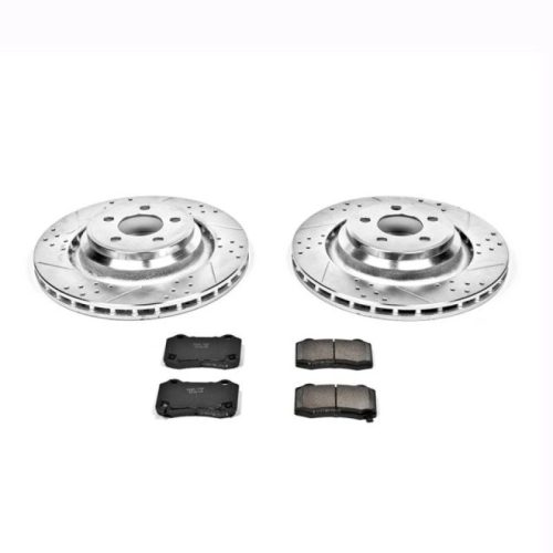 2006-2010 Dodge Charger, Magnum, Challenger Rear Z23 Evolution Sport Brake Upgrade Kit - Premium Replacement