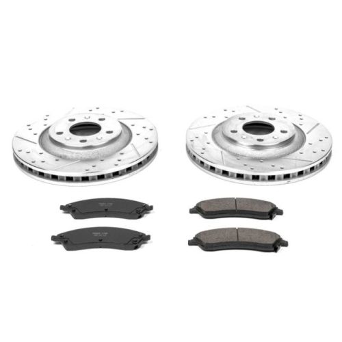 2004-2008 Cadillac CTS & STS, 2005-2007 Pontiac Bonneville Front Z23 Evolution Sport Brake Kit - Premium Replacement