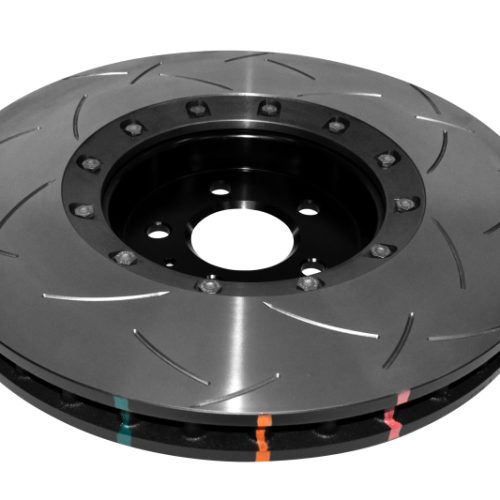 DBA 5000 Series T3 Slotted Front Brake Rotor for Audi A8 Quattro '10-'17 - High-Performance Replacement Brake Rotor