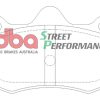 DBA Street Performance Brake Pads for Lotus Evora 2010-2014 Front - High-Performance Friction Material for Daily Driver and Performance Vehicles