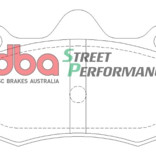 DBA Street Performance Brake Pads for Lotus Evora 2010-2014 Front - High-Performance Friction Material for Daily Driver and Performance Vehicles
