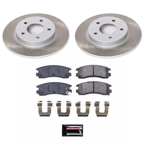 1992-1996 Cadillac Eldorado & Seville Rear Semi-Coated Rotor Brake Assembly - Premium Replacement