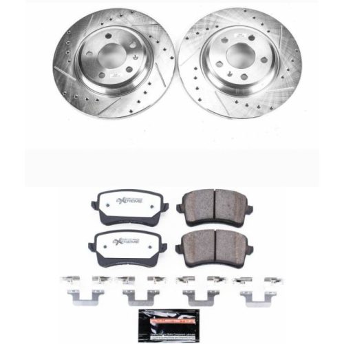 2009-2013 Audi A4 & A5 Rear Z26 Street Warrior Brake Upgrade Kit - Premium Replacement