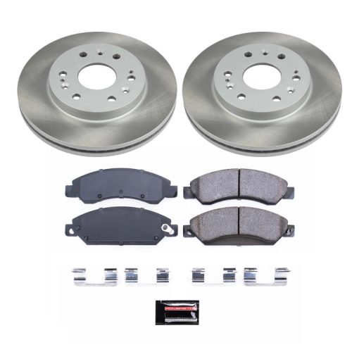 2007-2008 Chevrolet Avalanche & GMC Yukon XL 1500 Front Semi-Coated Rotor Brake Assembly - Premium Replacement