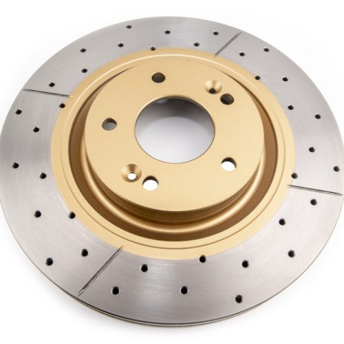 DBA Street Series Cross Drilled and Slotted Rotor for 2011-13 Kia Optima and Hyundai Azera - Premium Replacement - Image 2