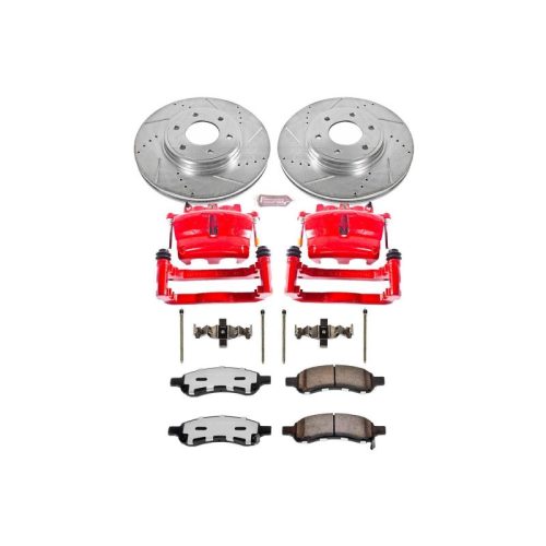 2006-2009 Chevrolet Trailblazer & Saab 9-7x Front Heavy Duty Brake Rotor and Pad Assembly - Premium Replacement