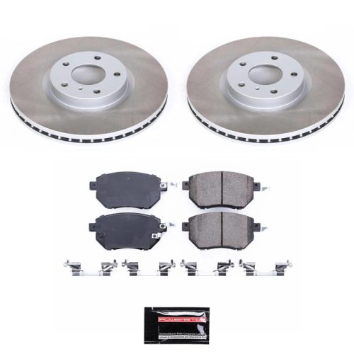 2006-2008 Nissan Murano & Maxima Front Semi-Coated Rotor Brake Assembly - Premium Replacement