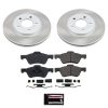 2010-2012 Ford Escape & 2010-2012 Mazda Tribute Front Heavy-Duty Semi-Coated Rotor Brake Assembly - Premium Replacement