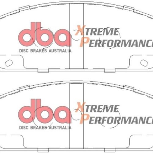 DBA Xtreme Performance Brake Pads for Pontiac G8 2008-09 Front - Heavy Duty Friction Material for High-Temperature Braking