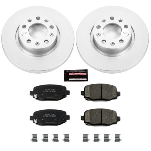 2014-2015 Jeep Cherokee & Chrysler 200 Rear Brake Rotor and Ceramic Pad Assembly - Premium Replacement