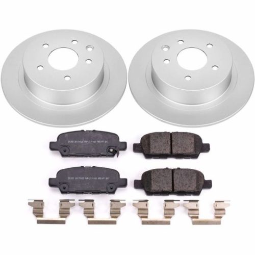 2019 Nissan Sentra Rear Brake Rotor and Ceramic Brake Pad Assembly - Premium Replacement