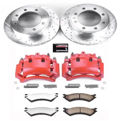 2004-2005 Ford E-350 Super Duty & E-250 Heavy-Duty Truck & Tow Brake Rotor and Pad Assembly - Premium Replacement