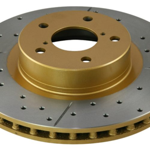 DBA Street Series Rotor for Subaru Legacy and Impreza 2006-'99 Front Drilled and Slotted Replacement