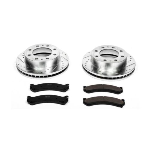2010 GMC Sierra 2500 HD Front Brake Rotor and Carbon-Fiber Ceramic Brake Pad Upgrade - Heavy-Duty Performance Replacement