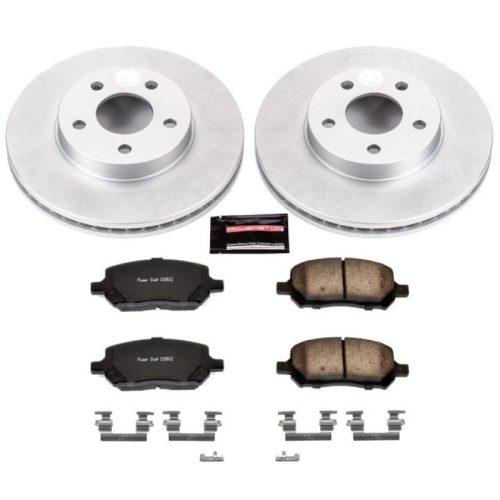 2007-2010 Chevrolet Cobalt & 2007 Pontiac G5 Front Brake Rotor and Ceramic Pad Assembly - Premium Replacement