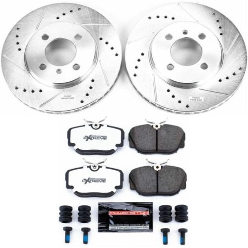 1991-1992 BMW 318i, 1986-1991 BMW 325i, 1987 BMW 325es, 1988-1991 BMW 325is Front Z26 Street Warrior Brake Upgrade Kit - Premium Replacement