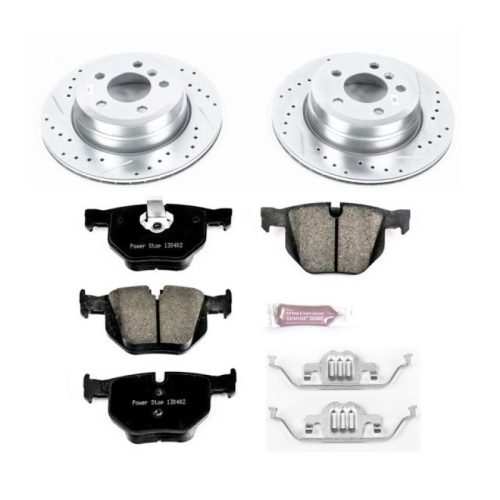 2007-2014 BMW X5 Rear Z23 Evolution Sport Brake Performance Upgrade Kit - Premium Replacement