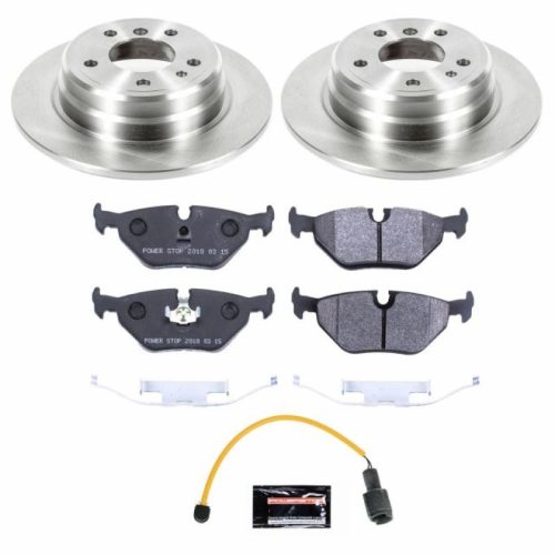 1989 BMW 535i Rear Track Day SPEC Brake Kit - High-Performance Automotive Brake Pads and Rotors for Track Use - Premium Replacement