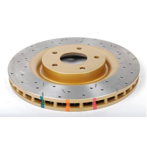DBA 4000 Series XS Rotors for Cadillac XLR and Chevrolet Corvette Front Drilled and Slotted Heavy-Duty Replacement