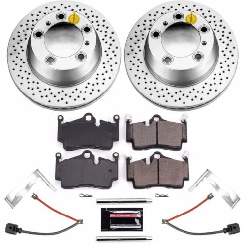 2013-2016 Porsche Boxster & Cayman Front and Rear Z23 Evolution Sport Coated Brake Kit - Premium Replacement