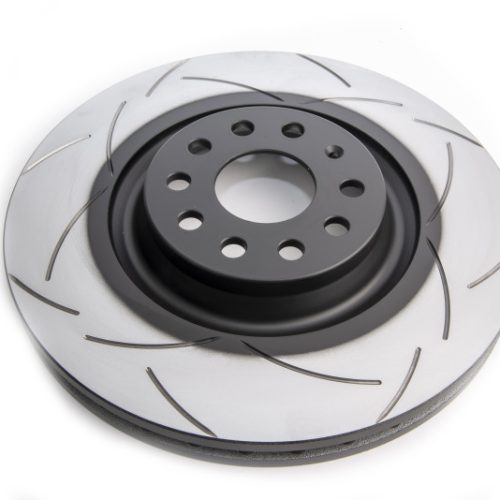DBA Street Series T2 Slotted Brake Rotor - Front - 2012-14 Volkswagen Golf R - Premium Replacement - Image 4