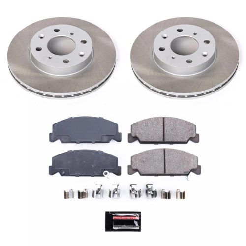 1992-1997 Honda Civic Front Semi-Coated Rotor Brake Assembly - Heavy-Duty Fleet Replacement