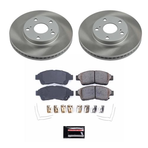 1992-1994 Toyota Camry Front Semi-Coated Rotor Brake Assembly - Premium Replacement