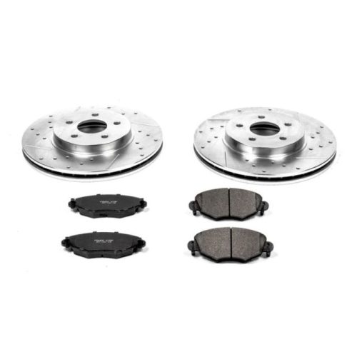 2002-2007 Jaguar X-Type Front Z23 Evolution Sport Brake Performance Upgrade Kit - Premium Replacement