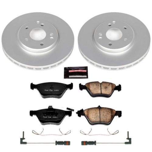 2000-2004 Mercedes-Benz CLK430 & SLK320 Front Brake Rotor & Carbon-Fiber Ceramic Pad Assembly - Premium Replacement