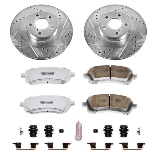 2001-2003 Subaru Impreza & Legacy Heavy-Duty Front Z26 Street Warrior Brake Upgrade Kit - Premium Replacement