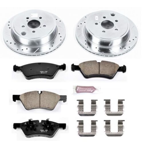 2013-2016 Scion FR-S & 2014-2015 Subaru BRZ Rear Z23 Evolution Sport Brake Upgrade Kit - Heavy-Duty Drilled & Slotted Rotors with Carbon-Fiber Ceramic Pads