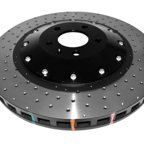 DBA 5000 Series Cross Drilled Front Brake Rotor for Audi S6 2007-2011 - Premium Replacement - Image 3