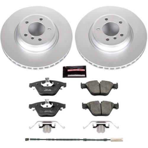 2011-2015 BMW 335i xDrive & X1 Front Z23 Evolution Sport Coated Brake Rotor and Pad Assembly - Heavy-Duty Replacement