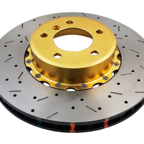 DBA 5000 Series Drilled and Slotted Rotor Front 2010-15 BMW 3 Series and X1 - Premium Replacement