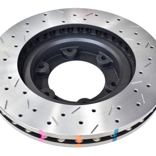 DBA 4000 Series Front Drilled and Slotted Rotor for Lexus LX450 and Toyota Land Cruiser 80 Series 1992-97 - Premium Replacement - Image 3
