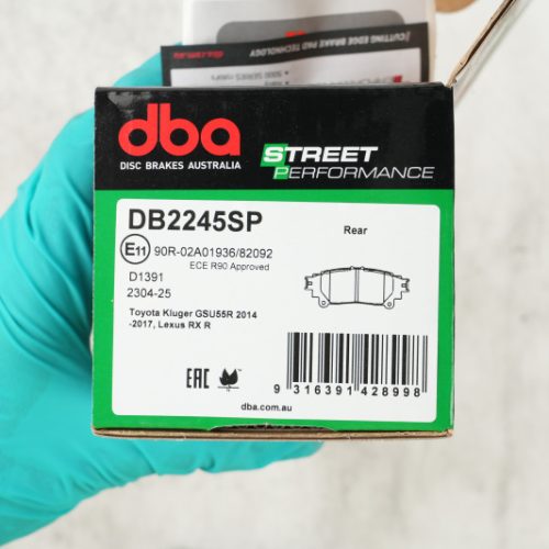 DBA Street Performance Brake Pads Rear for Toyota Sienna 2011 and Lexus RX350 GS Series 2011-13 - Premium Replacement - Image 7