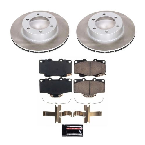 1995-2004 Toyota 4Runner & Tacoma Heavy-Duty Brake Rotor and Ceramic Brake Pad Assembly - Premium Replacement