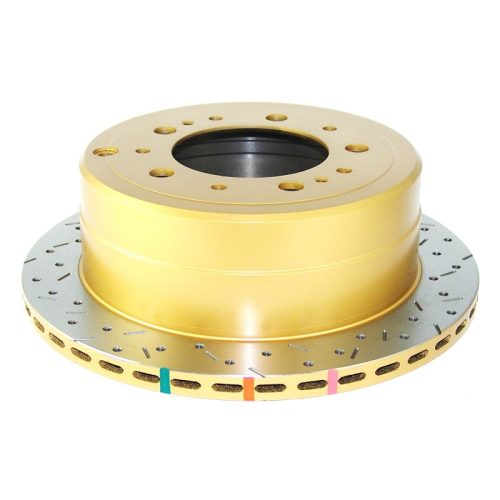DBA 4000 Series Rear Drilled and Slotted Rotor for Toyota Land Cruiser 1998-2006 and Lexus LX470 - Premium Replacement - Image 4