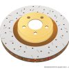 DBA 4000 Series Drilled and Slotted Rotor for Mazda RX-8 Front 2004-2011 Premium Replacement