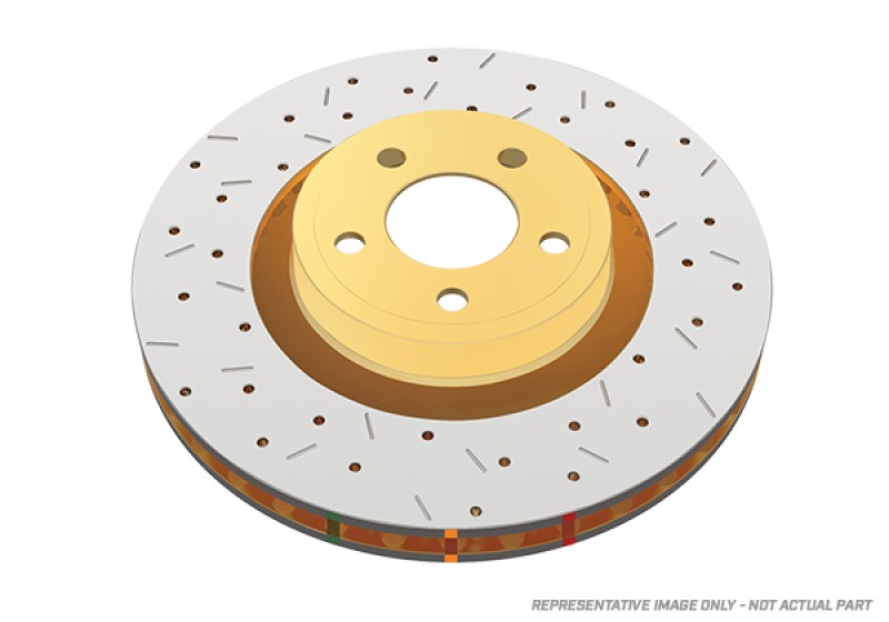 DBA 4000 Series Drilled and Slotted Rotor for Ford Focus 2016-2017 - Premium Replacement - Image 5